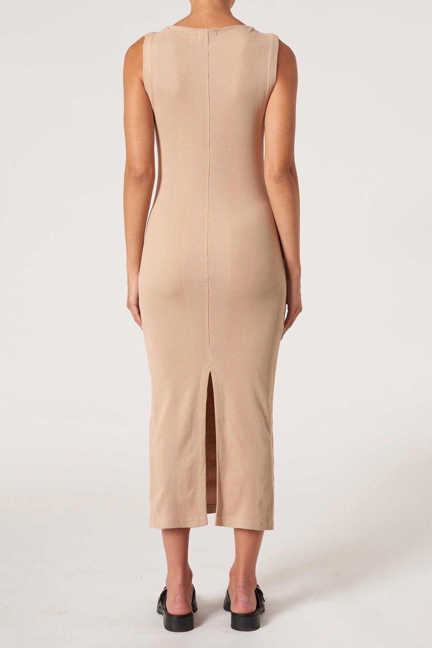 Frenchie Oat 90s Maxi Dress