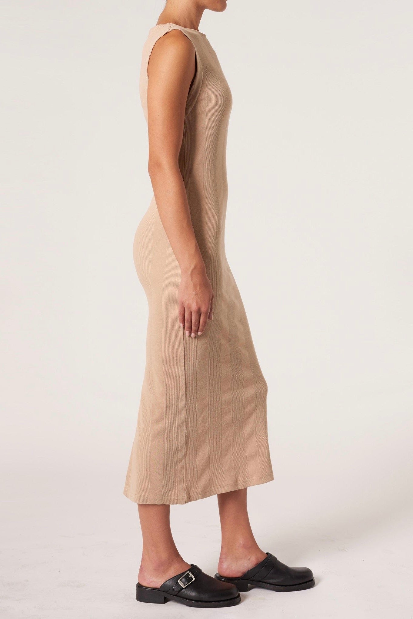 Frenchie Oat 90s Maxi Dress